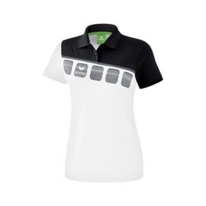 Erima 5-c Polo Shirt Blanco 34 Mujer