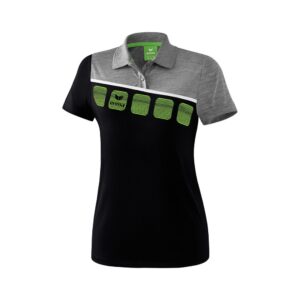 Erima 5-c Polo Shirt Negro 40 Mujer