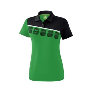 Erima 5-c Polo Shirt Verde 34 Mujer
