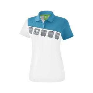 Erima 5-c Polo Shirt Blanco 38 Mujer