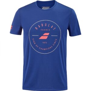 Babolat Exercise Graphic Short Sleeve T-shirt Azul S Hombre