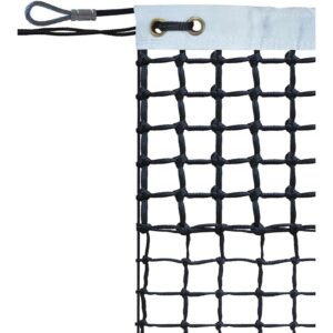 Sporti France Tennis Net 3 Mm Mesh 45 Doubled On 6 Rows Negro