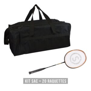 Sporti France Racquet Kit (bag + 20 Racquets) Hard Training Negro