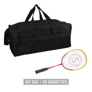 Sporti France Kit Snowshoes (bag + 20 Snowshoes) Child School 53 Negro