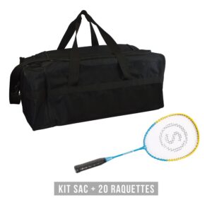 Sporti France Kit Snowshoes (bag + 20 Snowshoes) Child School 58 Negro