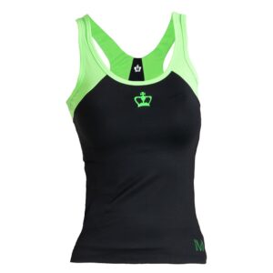 Black Crown Mm Short Sleeve T-shirt Verde,Negro XL Mujer