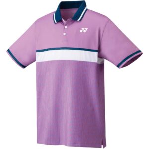 Yonex Short Sleeve Polo Lila M Hombre