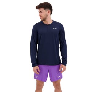 Nike Court Dri Fit Advantage Long Sleeve T-shirt Azul XL Hombre