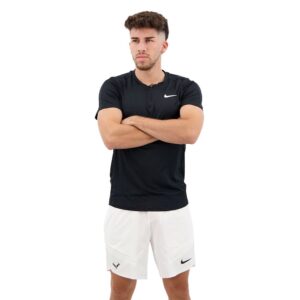 Nike Court Dri Fit Advantage Short Sleeve Polo Negro M Hombre