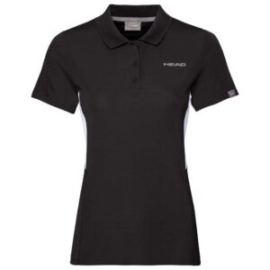 Head Racket Club Tech Short Sleeve Polo Negro XL Mujer