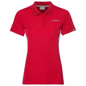 Head Racket Club Tech Short Sleeve Polo Rojo M Mujer