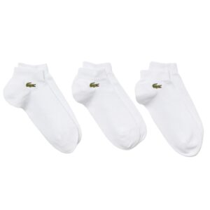 Lacoste Sport Pack Ra4183 Short Socks 3 Pairs Blanco EU 35-38 Hombre