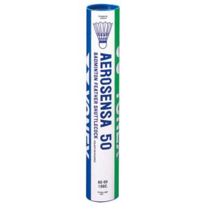 Yonex Aerosensa 50 V2 Goose Feather Badminton Shuttlecocks Blanco 12 Units
