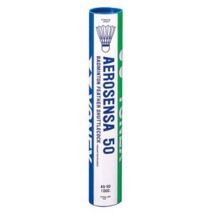 Yonex Aerosensa 50 V4 Goose Feather Badminton Shuttlecocks Blanco 12 Units