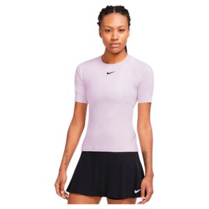 Nike Court Dri Fit Advantage Short Sleeve T-shirt Rosa M Mujer
