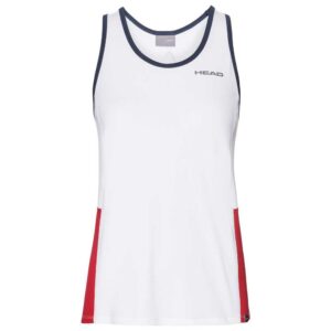 Head Racket Club Sleeveless T-shirt Blanco L Mujer