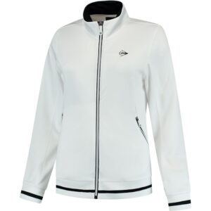 Dunlop Club Knitted Jacket Blanco S Mujer