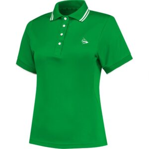 Dunlop Club Short Sleeve Polo Verde L Mujer