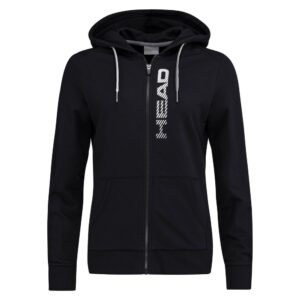 Head Racket Club Greta Full Zip Sweatshirt Negro S Mujer