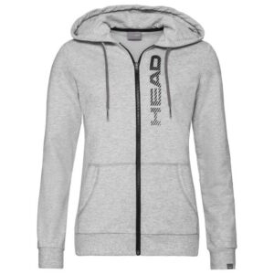 Head Racket Club Greta Full Zip Sweatshirt Gris M Mujer