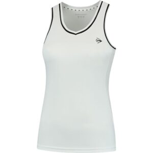 Dunlop Club Sleeveless T-shirt Blanco L Mujer