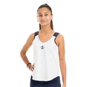 Black Crown Oslo Sleeveless T-shirt Blanco L Mujer