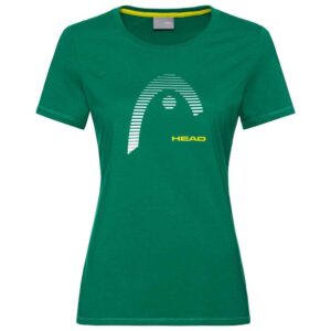 Head Racket Club Lara Short Sleeve T-shirt Verde S Mujer