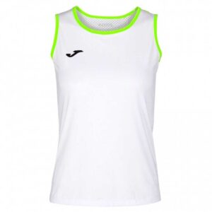 Joma Break Sleeveless T-shirt Blanco S Mujer