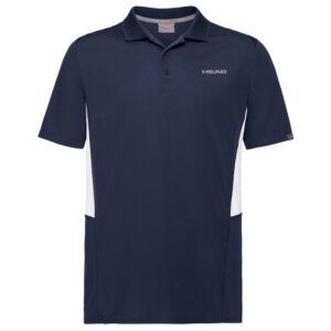 Head Racket Club Tech Short Sleeve Polo Azul 176 cm