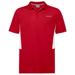 Head Racket Club Tech Short Sleeve Polo Rojo 164 cm