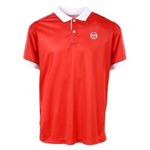Sergio Tacchini Club Tech Short Sleeve Polo Rojo XL Hombre