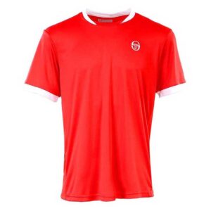 Sergio Tacchini Club Tech Short Sleeve T-shirt Rojo S Hombre