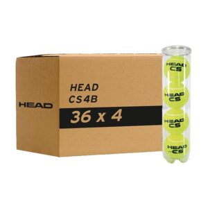 Head Racket Cs Tennis Balls Box Amarillo 36 x 4 Balls