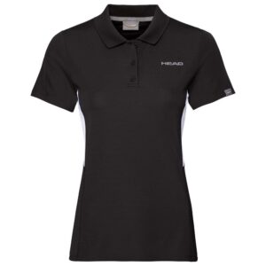 Head Racket Club Tech Short Sleeve Polo Negro 152 cm