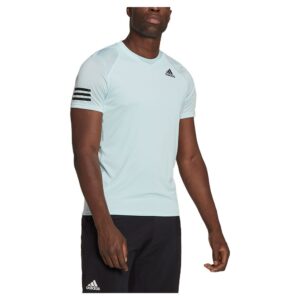 Adidas Club 3 Stripes Short Sleeve T-shirt Azul S Hombre