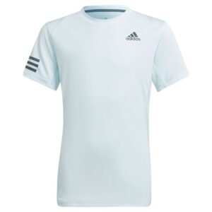 Adidas Club 3 Stripes Short Sleeve T-shirt Blanco 9-10 Years Niño
