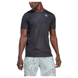 Adidas Club Graphic Short Sleeve T-shirt Gris L Hombre