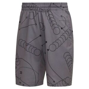 Adidas Club Graphic Shorts Gris S Hombre
