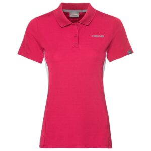 Head Racket Club Tech Short Sleeve Polo Rosa 140 cm
