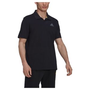 Adidas Clubhouse 3-bar Short Sleeve Polo Negro XL Hombre