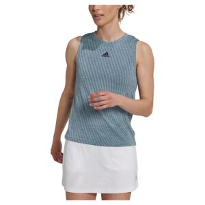 Adidas Match Sleeveless T-shirt Azul L Mujer