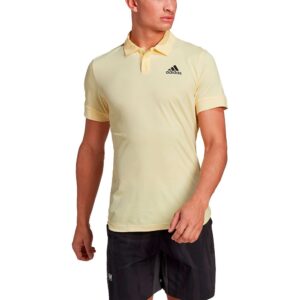 Adidas New York Freelift Short Sleeve Polo Beige M Hombre