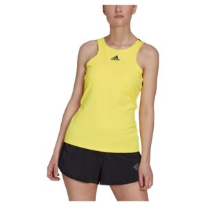 Adidas Hp0721 Sleeveless T-shirt Amarillo M Mujer