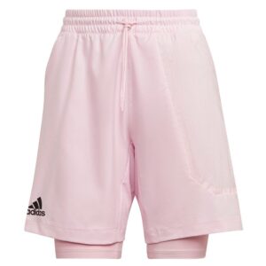 Adidas Us Series 2 In 1 S 7´´ Shorts Rosa 2XL Hombre