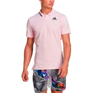 Adidas Us Series Short Sleeve Polo Rosa M Hombre