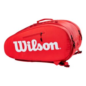 Wilson Super Tour Padel Racket Bag Rojo