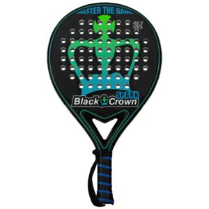 Black Crown Spark Padel Racket Plateado
