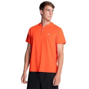 Nox Team Short Sleeve Polo Naranja M Hombre