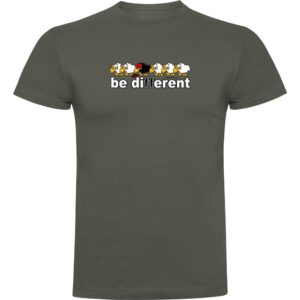 Kruskis Be Different Tennis Short Sleeve T-shirt Verde S Hombre