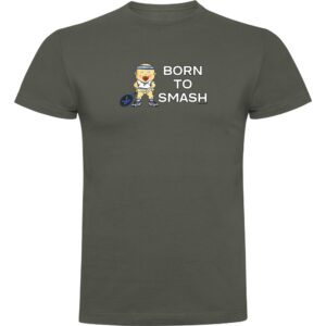 Kruskis Born To Smash Short Sleeve T-shirt Verde M Hombre